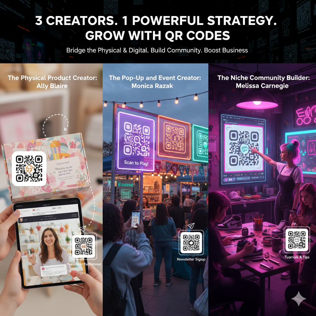 How 3 Creators Use QuitURL QR Codes to Grow Their Business and Community